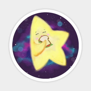 Midnight Snack Star Sandwich Magnet